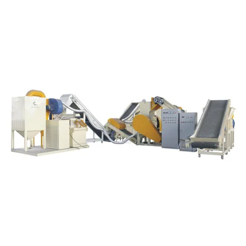 Integrated cable granulation system Integrated cable granulation system